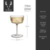 Deco Beau Crystal Coupes Viski