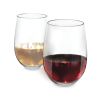 Flexi Stemless Wine Glasses, Set of 2