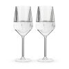 Wine FREEZE Stemmed in Marble (set of 2)  by HOST