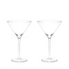 Stemmed Crystal Martini Glasses by Viski