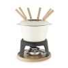 Cast Iron Fondue Set by Twine