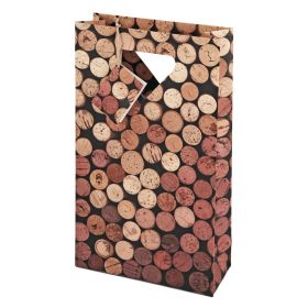 2-Bottle Corks Wine Bag