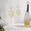 Seneca Crystal Champagne Flutes Viski