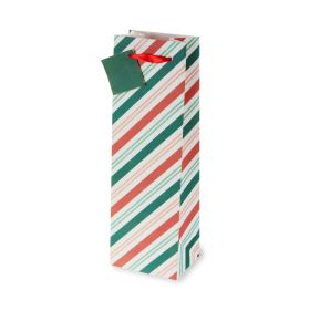 Green & Red Candy Cane No-Mess Glitter Bag By Cakewalk