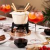 Cast Iron Fondue Set by Twine