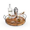 Modern Manor Acacia Cocktail Tray by Twine Living