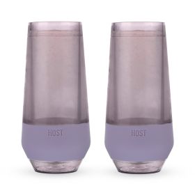 Champagne FREEZE in Deep Lilac (set of 2) by HOST