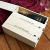 Newlywed's Anniversary Wooden Wine Box by Twine