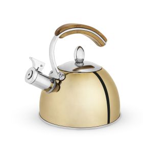 Presley Gold Tea Kettle by Pinky Up