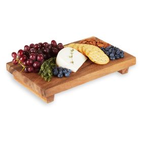 Acacia Footed Serve Board by Twine Living