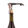 Black Double-Hinged TSA Compliant Corkscrew