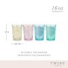 Shatterproof Embossed Tumbler Set of 4 by Twine Living