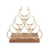 Pyramid Six Bottle Wine Rack by Twine