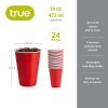 16 oz Red Party Cups, 24 pack by True