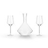 3-Piece Angled Crystal Bordeaux Set by Viski