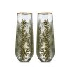 Woodland Stemless Champagne Flute Set by Twine