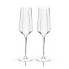 Seneca Crystal Champagne Flutes Viski