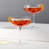 Seneca Faceted Crystal Coupes Viski