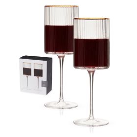 Meridian Crystal Wine Glasses Viski