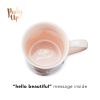 Annette Hello Beautiful Ceramic Tea Mug & Infuser by Pinky