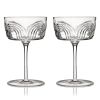 Deco Beau Crystal Coupes Viski