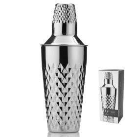 Irving Faceted Cocktail Shaker in Silver Viski