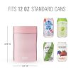 Stay-Chill Standard Can Cooler in Peony Pink by HOST