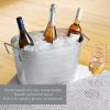 Cold Drinks Galvanized Metal Tub by Twine