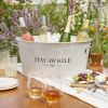 Stay Awhile Metal Drink Tub by Twine