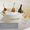 Cheers Galvanized Metal Tub by Twine