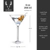 Admiral Crystal Martini Glasses Viski