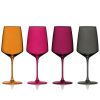 Reserve Nouveau Crystal Wine Glasses in Sunset Viski