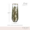 Woodland Stemless Champagne Flute Set by Twine