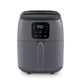 a2.6qt Express Digital Tasti-Crisp Nonstick Air Fryer (Color: Gray)