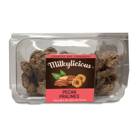 Milkylicious-Cinnamon Glazed Almonds 4oz (Material: Pecan Pralines, size: 6 Oz)